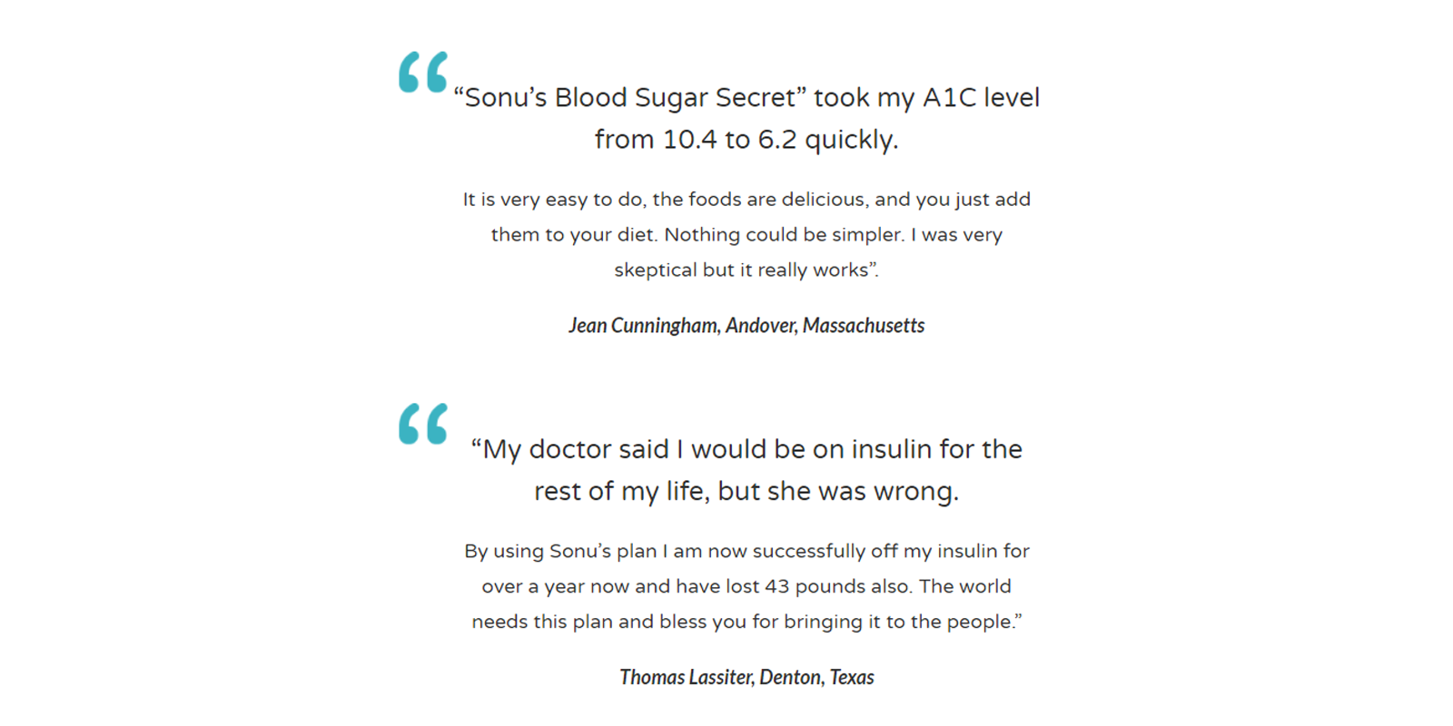 Sonu's Diabetes Secret customer reviews