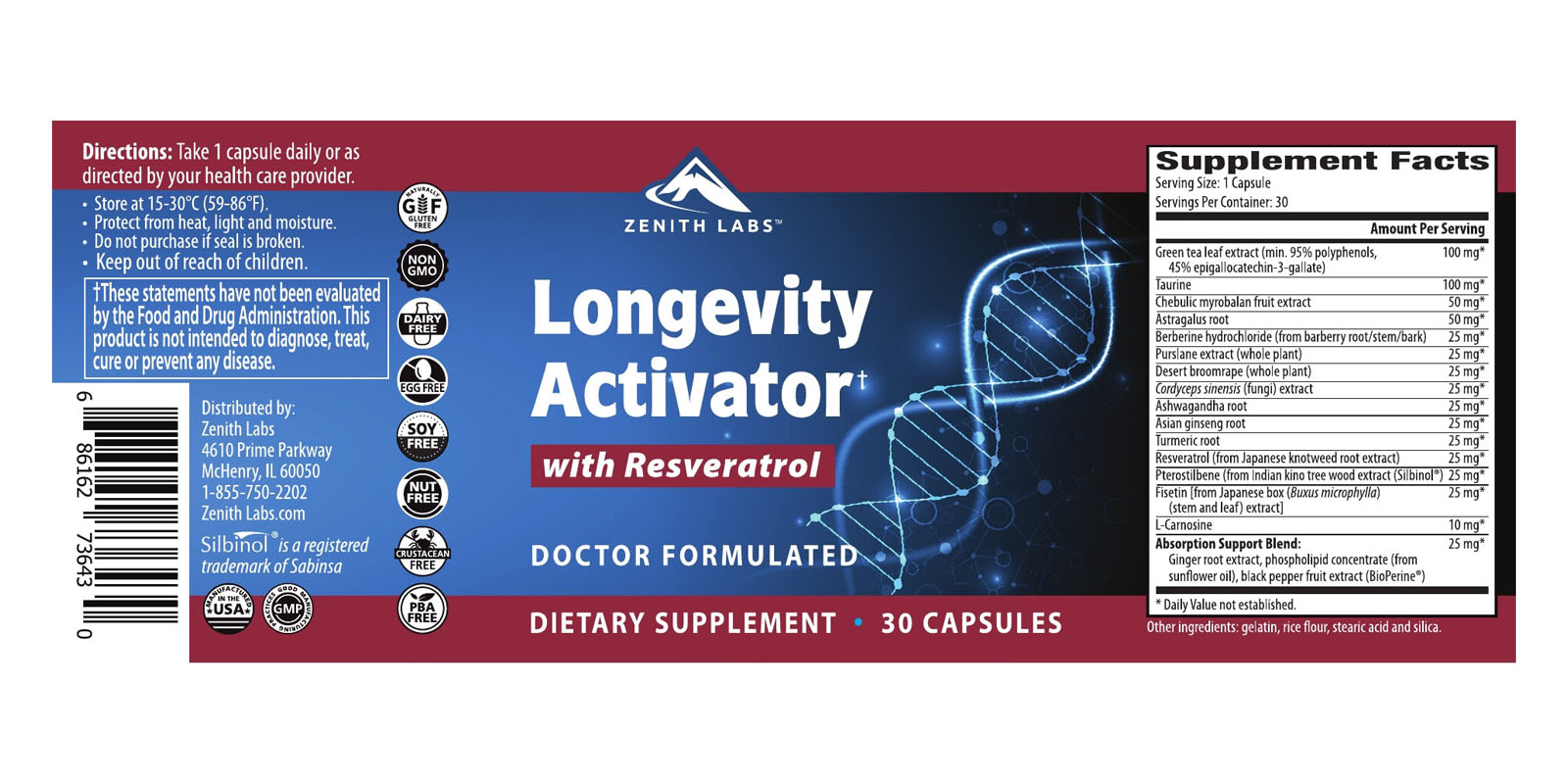 Longevity Activator Dosage